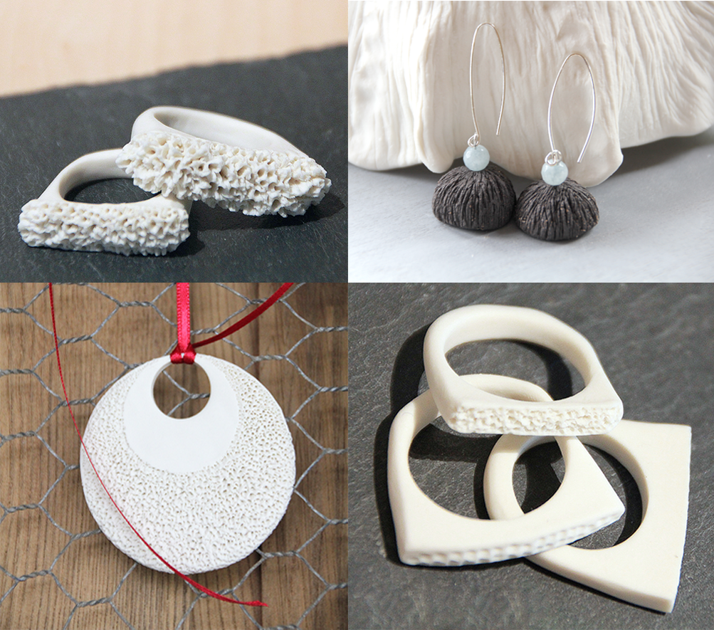 Collection Bijoux - Au creux des mains - Emmanuelle Cadoret, céramiste